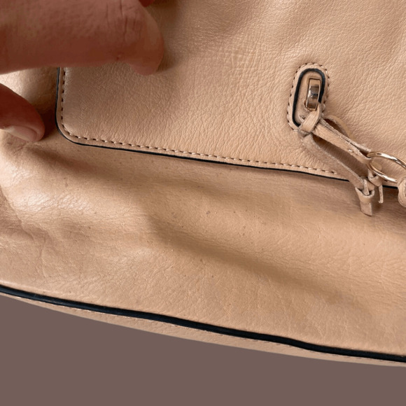 Vince Camuto Crossbody Bag | Tan Leather | OS | Vintage - Picture 6 of 8